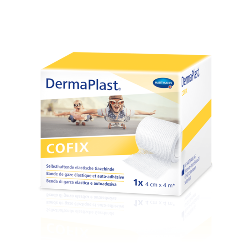 DermaPlast® CoFix Binde, weiss 4 m x 4 cm - Bei sportsmed günstig kaufen